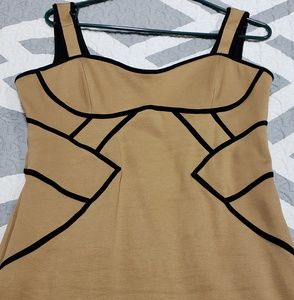 Nude dress from bebe